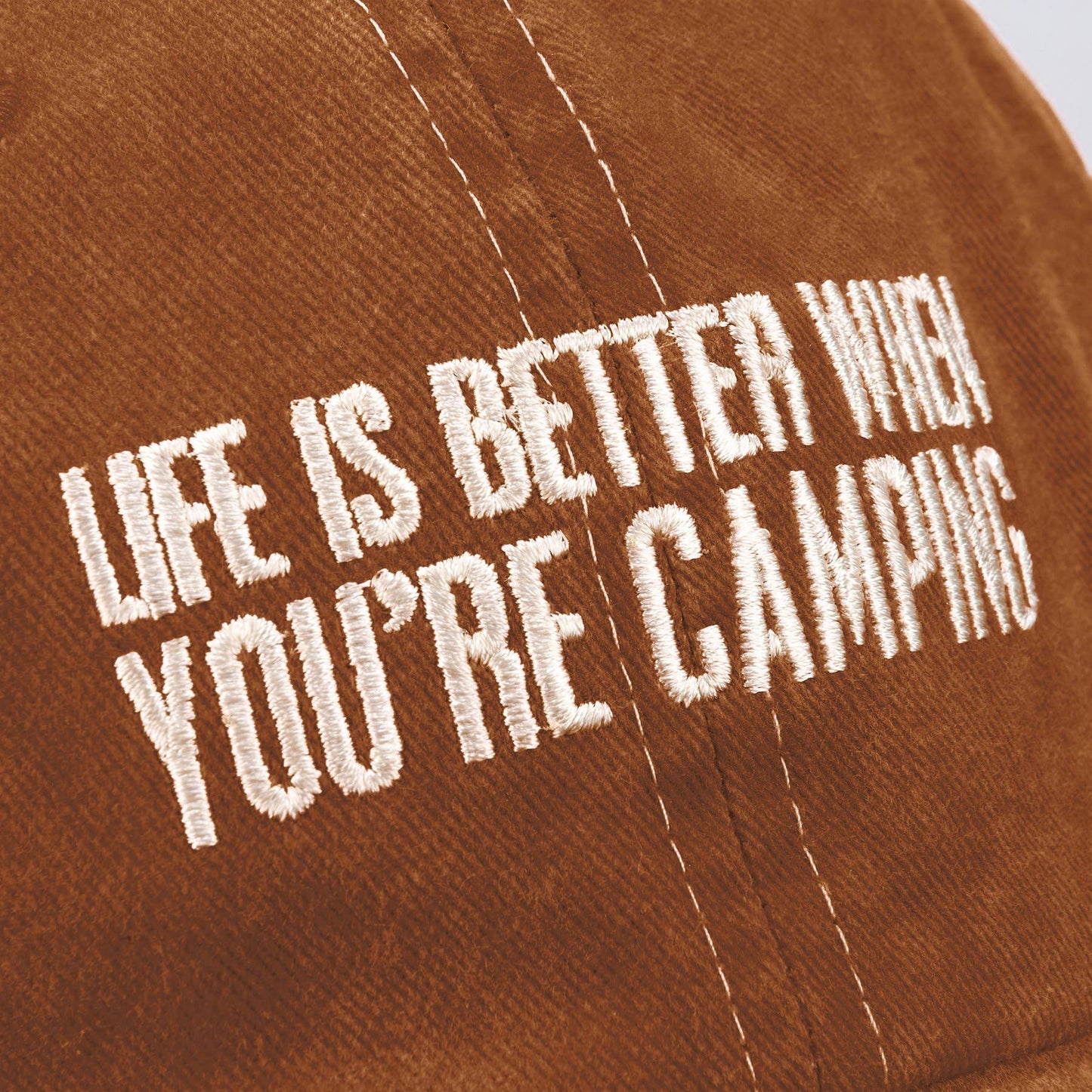 Life Is Better When You're Camping Baseball Cap
