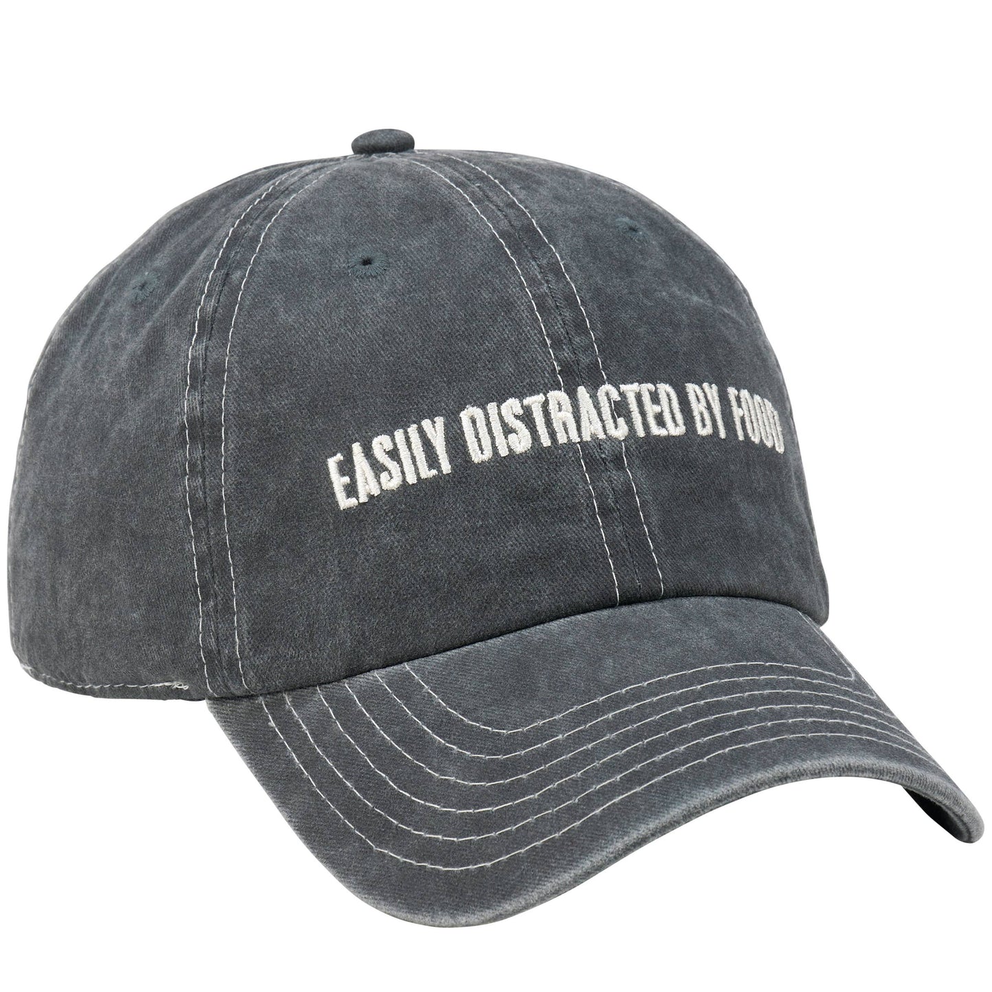 Distracted By Food Baseball Cap