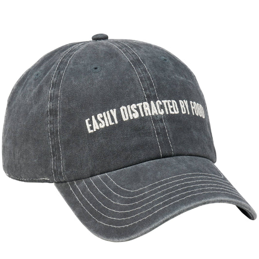 Distracted By Food Baseball Cap