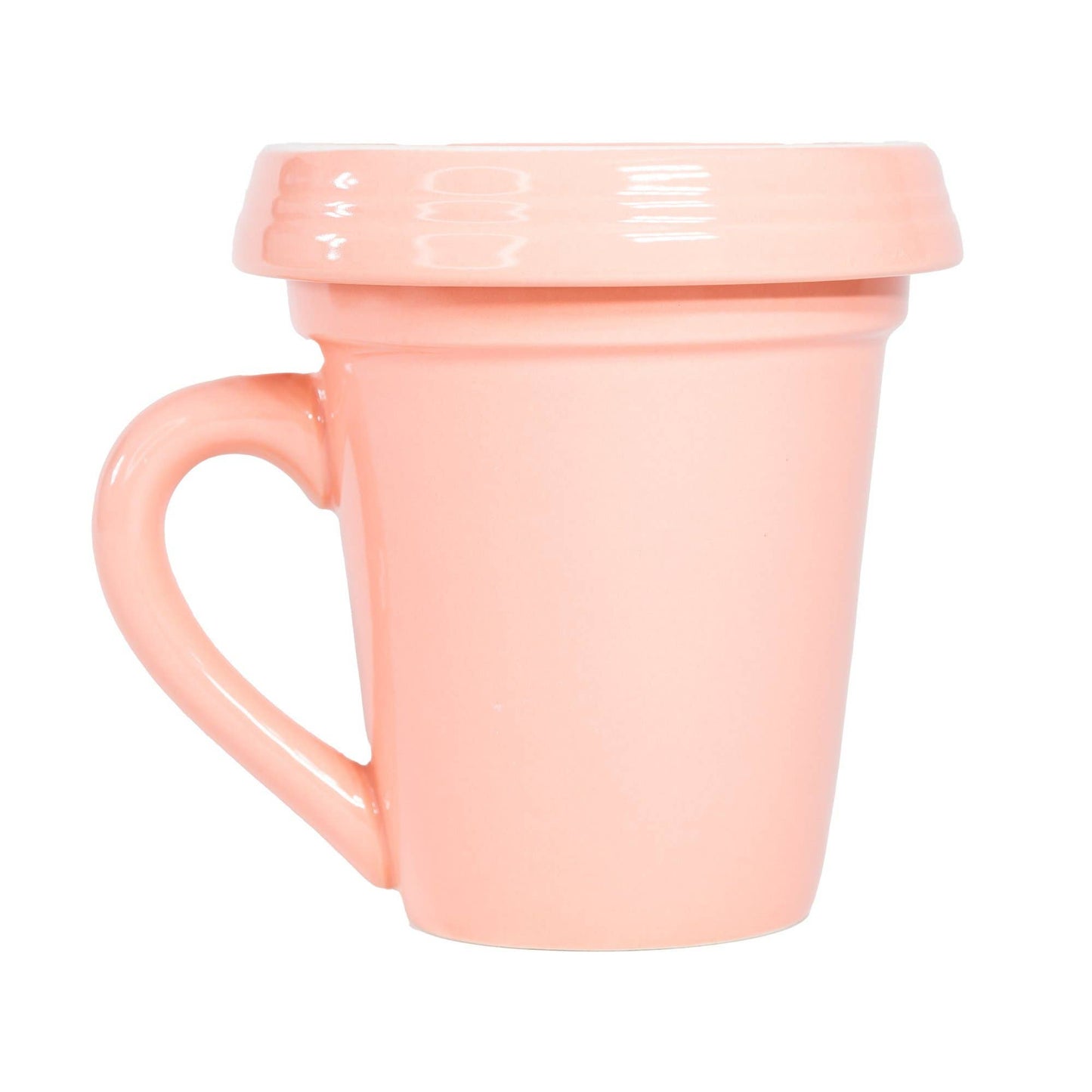 Peach Flower Pot Mug - “You’re Loved” Without Scripture