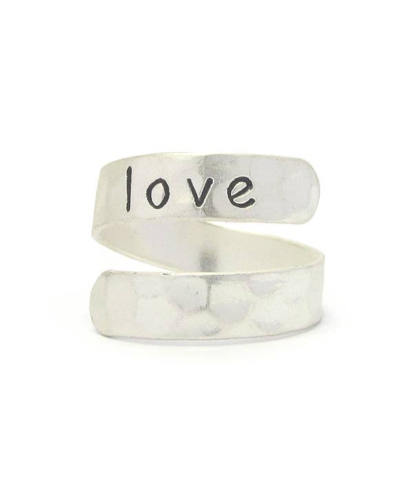 ( UX1225 )  RELIGIOUS INSPIRATION SWIRL RING