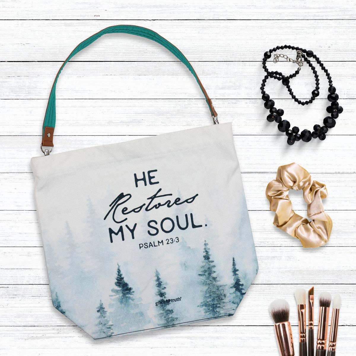Grace & truth Womens Tote Bag He Restores