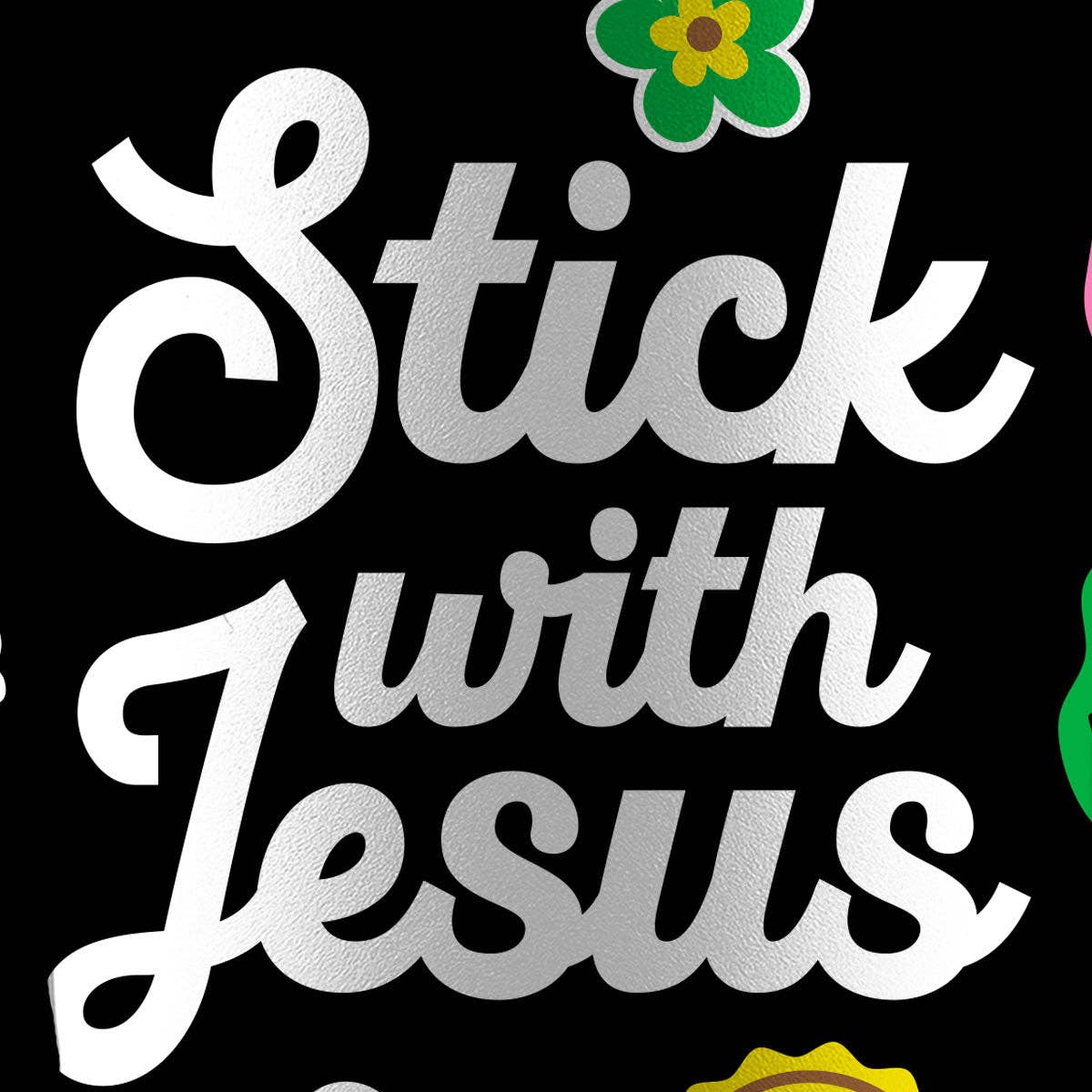 Kerusso 40 oz Stainless Steel Mug With Straw Stick With Jesus