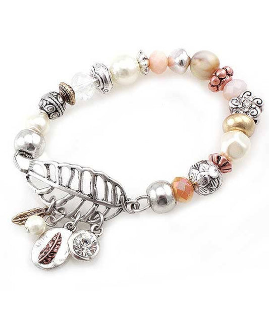 ( UX1196 )  BEAD STRETCH BRACELET